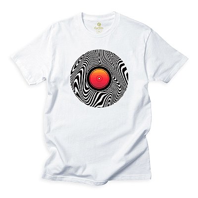 Camiseta Rock Cool Tees Musica Disco Vinil Hipnose Psicodelico