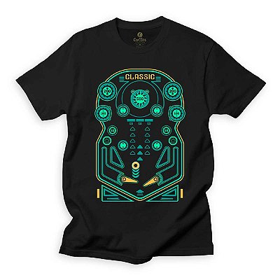 Camiseta Geek Cool Tees Game Fliperama Classico