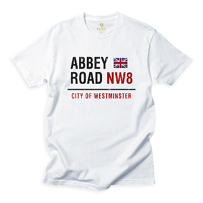Camiseta Rock Cool Tees Musica Abbey Road