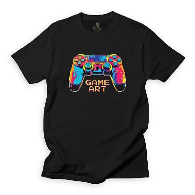 Camiseta Geek Gamer Cool Tees Game Pop Art