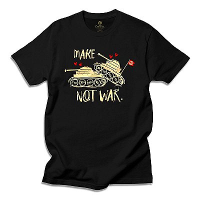 Camiseta Hippie Cool Tees Tie Dye Make Love Not War