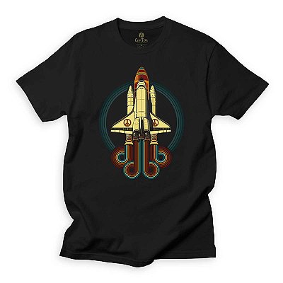 Camiseta Ciencia Geek Cool Tees Paz Espacial Hippie Criativa