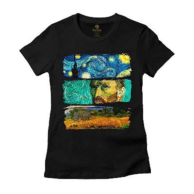 Camiseta Feminina Cool Tees Van Gogh