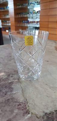 COPO WHISKY CRISTAL  STRAUSS - CX 1 PÇ