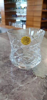 COPO WHISKY CRISTAL  STRAUSS - CX 1 PÇ