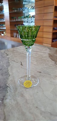 TAÇA LICOR CRISTAL - STRAUSS - COR VERDE CLARO - CX 1 PC