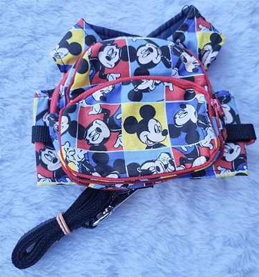 Peitoral Mochila Mickey Alegria