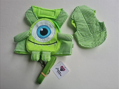 Peitoral Mochila Monstrinho com Boné