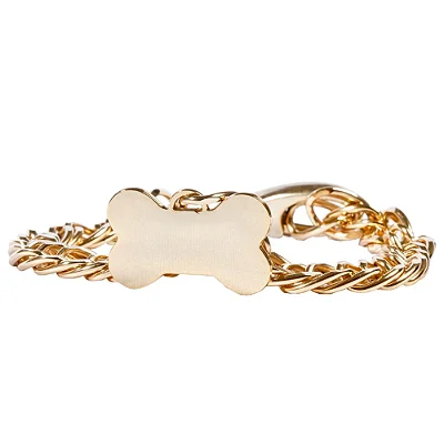 Colar Corrente Dupla Dourada com Pingente