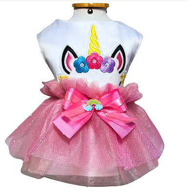 Vestido Unicórnio - Grande Porte