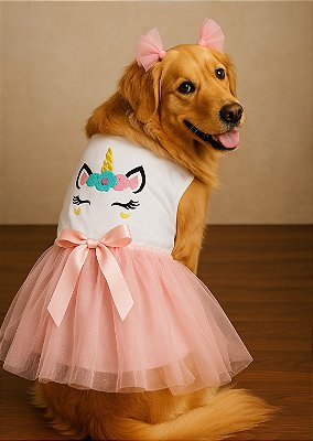 Vestido Unicórnio - Grande Porte
