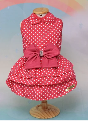 Vestido Poá Pink - Grande Porte