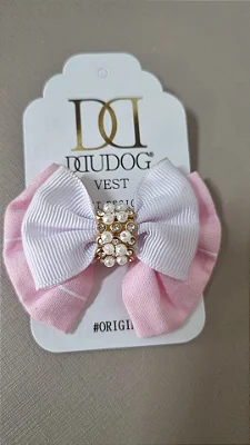 Laço Rosa Doce Infância