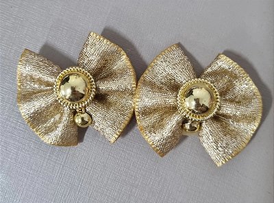 Par de Laços Dourado