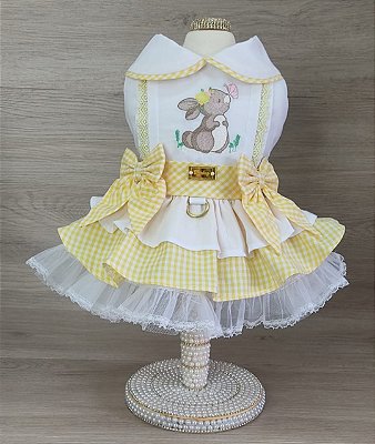 Vestido Coelha Dudog Amarelo