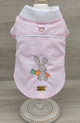 Camisa Coelho Dudog Rosa