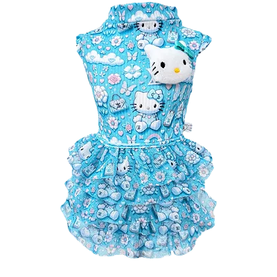 Vestido com Tutu Hello Kitty Tiffany