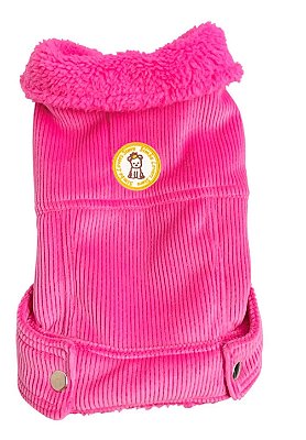 Colete Veludo Cotelê Pink