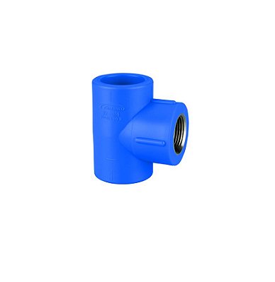 Amanco Industrial Te Femea PPR Azul - 20x1/2"