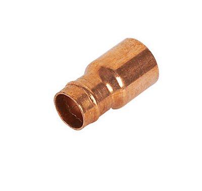 Eluma Bucha de Redução N.06 Cobre Com Anel de Solda - 22x15 mm