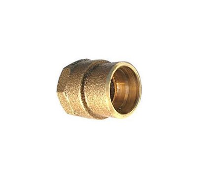 Eluma Conector Femea N.02 Bronze Com Anel de Solda - 22x3/4"