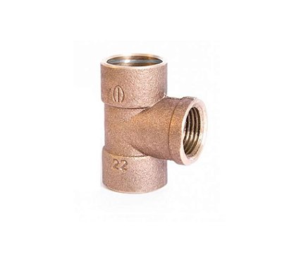 Eluma Te Femea N.19 Bronze Com Anel de Solda - 15x1/2"