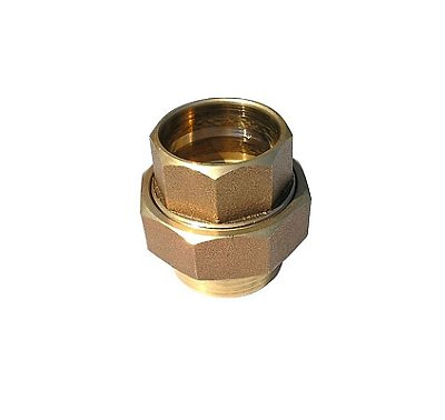 Eluma Uniao Dupla N.09 Bronze Com Anel de Solda - 22 mm