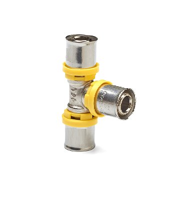 Prensar Gas Te de Redução Dn 20x20x16 mm