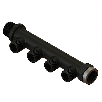 Pex Distribuidor Manifold Aberto 3/4 - 4 Saidas 1/2 PA6.6 - 7090412