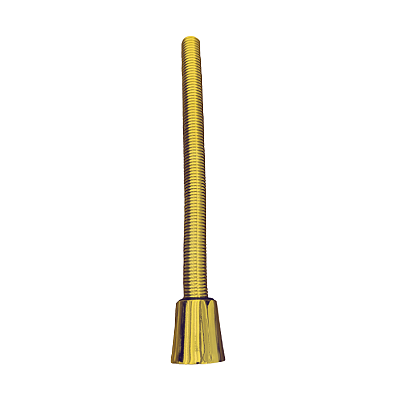 Pex Kit Canopla em Alumínio e Flexível ABS Dourado 400 mm para Tubo Pex Ø 16mm - ultraPEX