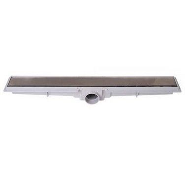 Estrela Ralo Linear 5X100Cm C/ Grelha Inox Luxo