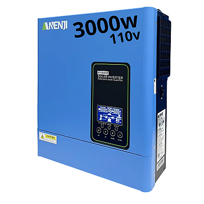 Inversor Híbrido Solar Anenji 3000w 24v 110v Onda Pura Mppt