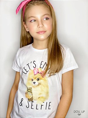 Camiseta Lulu manga curta menina