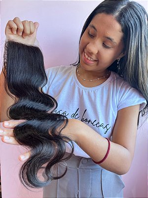 TOP CLOSURE HUMANA ONDULADA  50CM