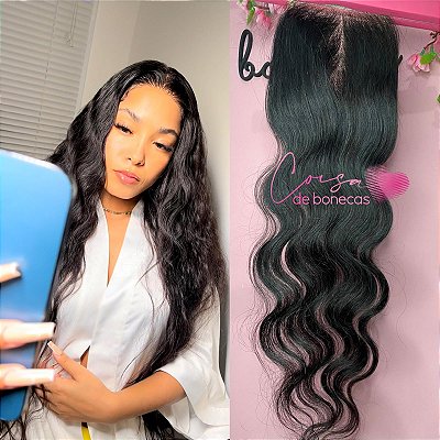 TOP CLOSURE 10x10  HUMANA ONDULADA 55CM