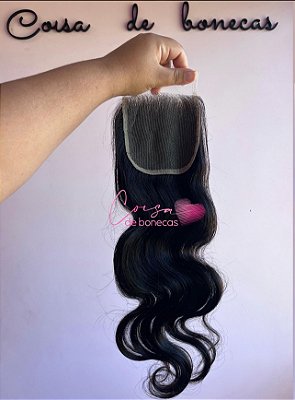 TOP CLOSURE 10x10  HUMANA ONDULADA  45CM