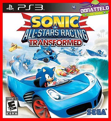 Sonic & All-Stars Racing Transformed ps3 Mídia digital