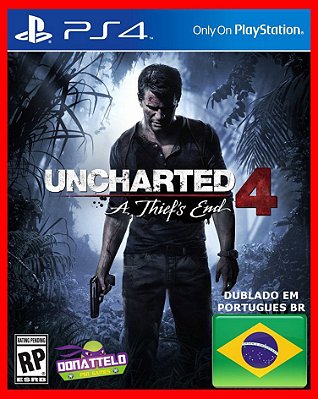 Uncharted 4 - A Thief's End PS4 Mídia digital