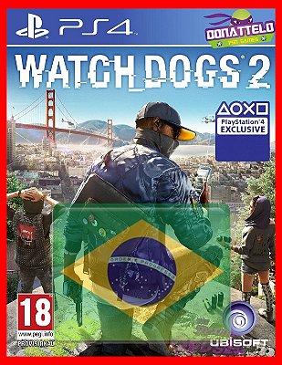 Watch Dogs 2 ps4 Mídia digital