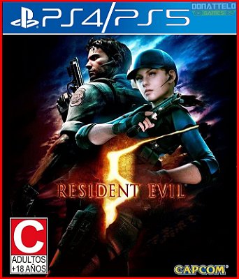 Resident Evil 5 PS4/PS5 Mídia digital