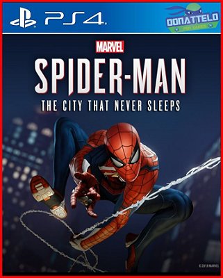 DLC A cidade que nunca dorme - Marvel Spider Man - Homem Aranha - PS4/PS5 Mídia digital