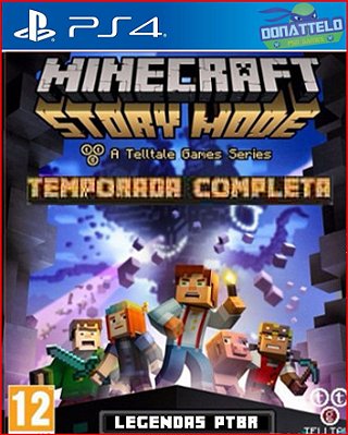 Minecraft Story Mode PS4/PS5 - Temporada completa 5 episodios Mídia digital