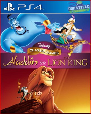 Disney Classic Games: Aladdin e o Rei Leão PS4/PS5 Mídia digital