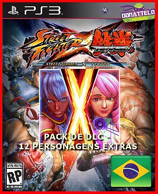 Street Fighter X Tekken Pack de personagens PS3 (NÃO É O JOGO)