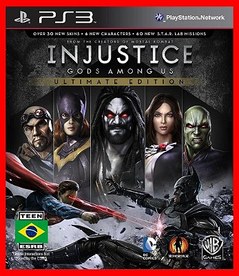 Injustice Gods Among us ps3 - Ultimate edition Mídia digital