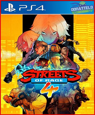 Streets of Rage 4 PS4 Mídia digital