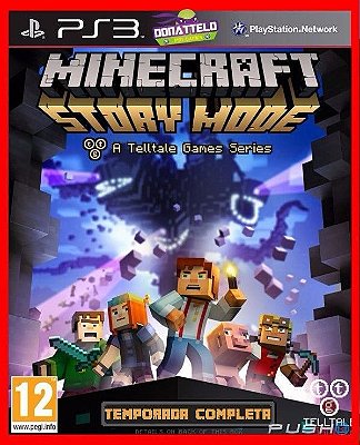 Minecraft Story Mode ps3 - Temporada completa com 5 episodios Mídia digital