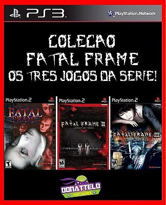 Coleção Fatal Frame ps3 - Fatal Frame 1 2 e 3 Mídia digital