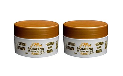 2 Parafina Bronzeadora Gold 120g - Dupla Perfeita