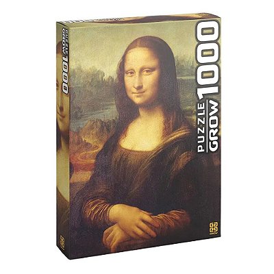 Quebra-Cabeça 1000 Peças - Mona Lisa - Grow